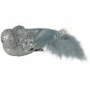 Baumschmuck Vogel auf Clip 12cm 2er Set