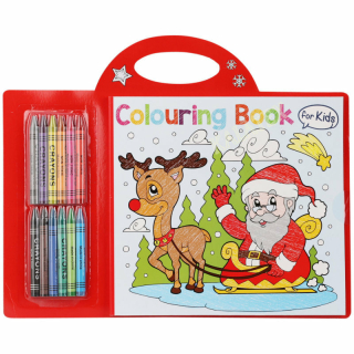 Malbuch Weihnachten mit Stiften