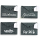 Filz Umschlag 18x13cm mit Spruch