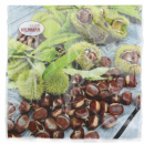 Serviette Kastanien 33x33cm, 20er Pack