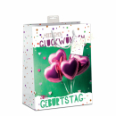 Geschenktasche Geburtstag "Herzlichen Glückwunsch" medium