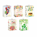 Geschenktasche Geburtstag Zeichenmotive medium