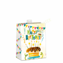 Geschenktasche Geburtstag Zeichenmotive medium