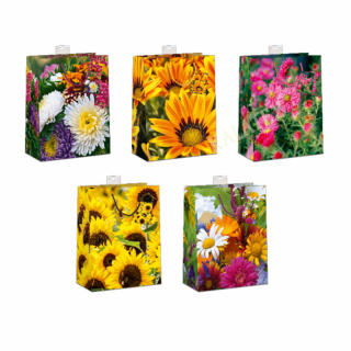 Geschenktasche Sommerblumen medium