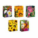 Geschenktasche Sommerblumen medium