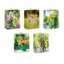 Geschenktasche Gartenblumen medium