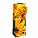 Flaschen-Geschenktasche Sommerblumen