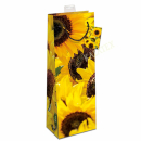 Flaschen-Geschenktasche Sommerblumen