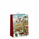 Geschenktasche Weihnachten traditionelle Motive medium