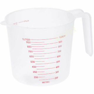 Meßbecher 1 Liter aus Kunststoff
