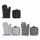 Ofenhandschuh und Topflappen Set Alpina