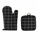 Ofenhandschuh und Topflappen Set Alpina
