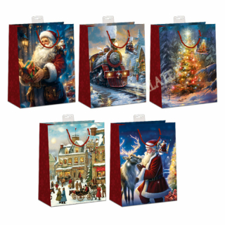 Geschenktasche Weihnachten traditionelle Motive large