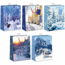 Geschenktasche Winterlandschaft large
