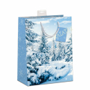 Geschenktasche Winterlandschaft large