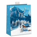 Geschenktasche Winterlandschaft large