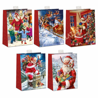 Geschenktasche Weihnachtsmann large