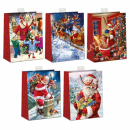 Geschenktasche Weihnachtsmann large