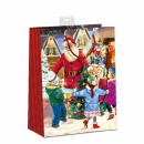 Geschenktasche Weihnachtsmann large