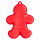 Backform Lebkuchenmann aus Silikon 26,5x20x5cm