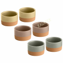 Keramikschalen-Set 2-tlg, Ø 6,5 cm, H: 4 cm, von DAY
