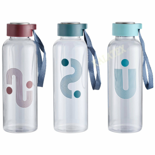 Trinkflasche 0,5 Liter mit Trageriemen