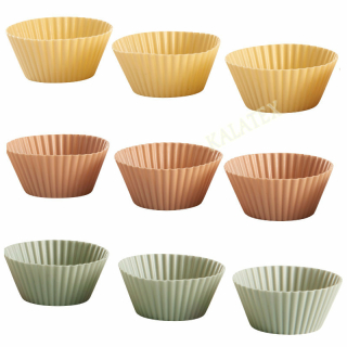 Silikon-Muffinförmchen 9er Set