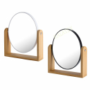 Kosmetikspiegel mit Bambusständer