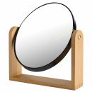 Kosmetikspiegel mit Bambusständer