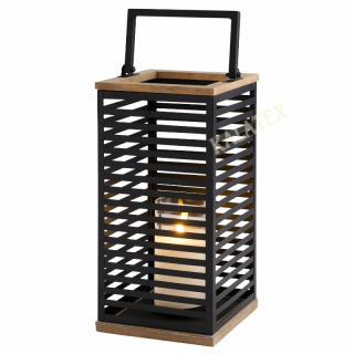 Metall-Laterne mit Griff 35cm