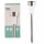 Solarlampe Edelstahl 4,5x36cm 5er Pack