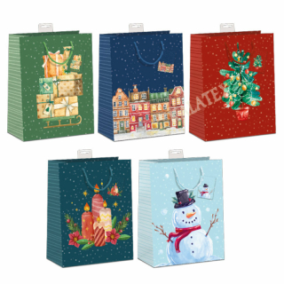 Geschenktasche Weihnachten modern large