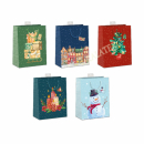 Geschenktasche Weihnachten modern medium