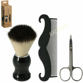 Bartpflege-Set 3teilig