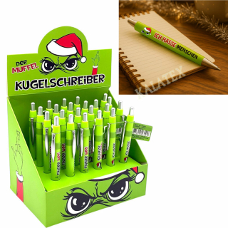 Kugelschreiber Festtagsmuffel 13,5cm