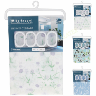 Duschvorhang PEVA 180x180cm