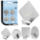 Edelstahlklebehaken 4er Pack