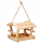 Vogelfutterhaus aus Holz 19x19x16cm
