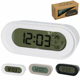 Wecker oval 14,9x5x6,2cm