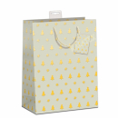 Geschenktasche Weihnachtsbaum und Sterne large