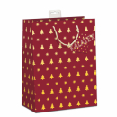 Geschenktasche Weihnachtsbaum und Sterne large