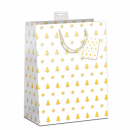 Geschenktasche Weihnachtsbaum und Sterne large