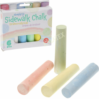 Straßenmalkreide 6er