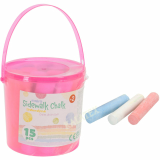 Straßenmalkreide 15er, im Eimer