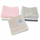 Seiflappen 30x30cm mit Jacquard Bordüre