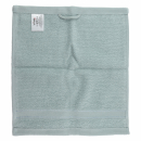 Seiflappen 30x30cm mit Jacquard Bordüre