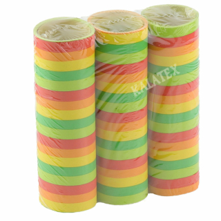 Luftschlangen gestreift 3er Pack