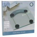 Personenwaage Glas 30x30 cm