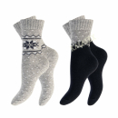 Feine Wollsocken für Damen 2er