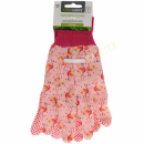 Gartenhandschuh Blumenmuster